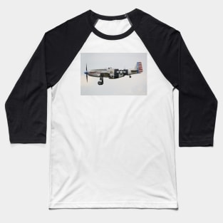 North American P-51K Mustang Fragile but Agile Baseball T-Shirt